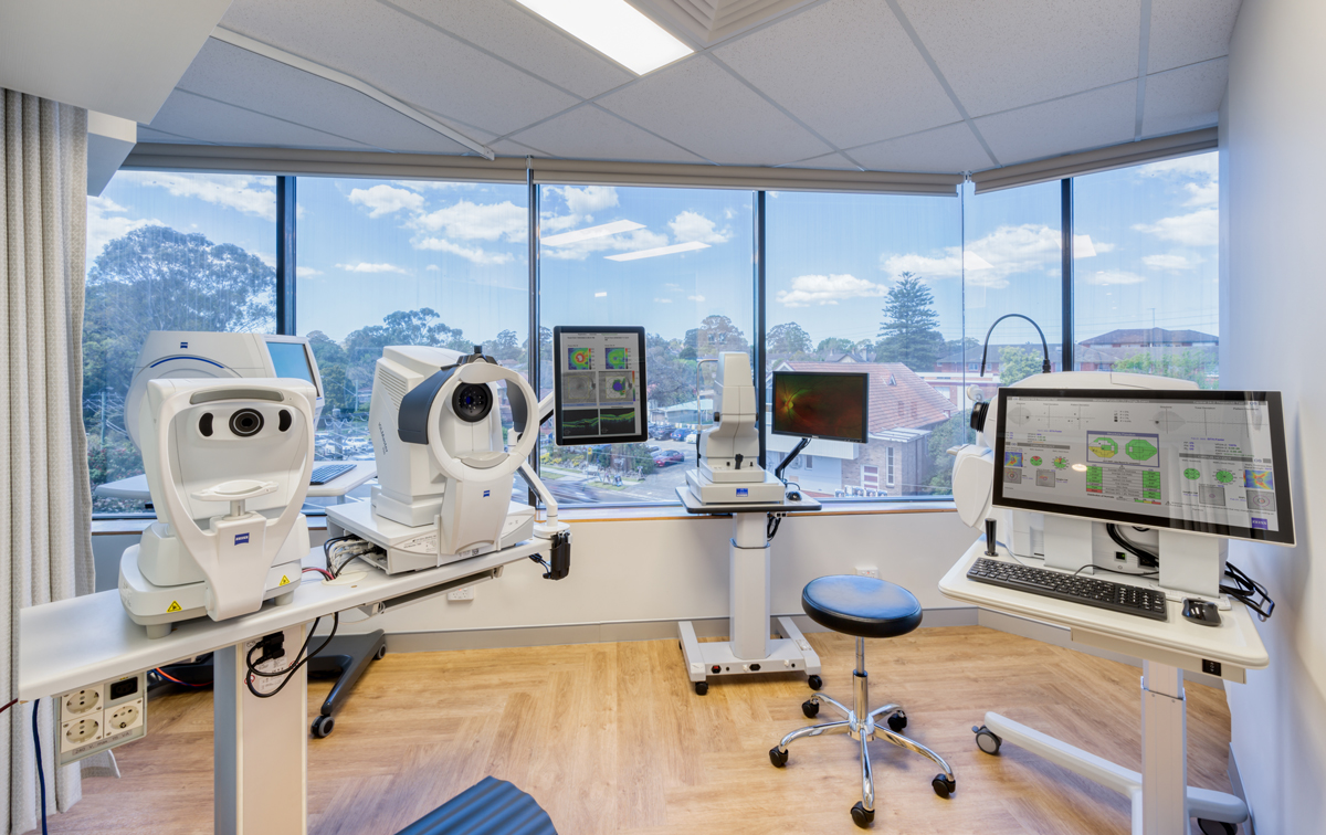 Specialist technology is used to deliver the highest level of eye care to Eastwood patients